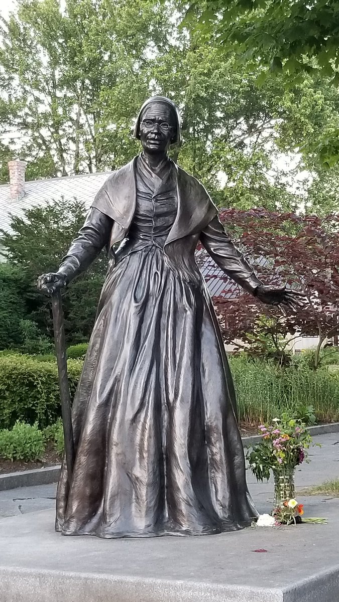 kjreade's tweet photo. Privileged to live in a place where my local monument's history is inspirational for all. "Truth is powerful and it prevails." -Sojourner Truth https://t.co/2aHfjGSI3S