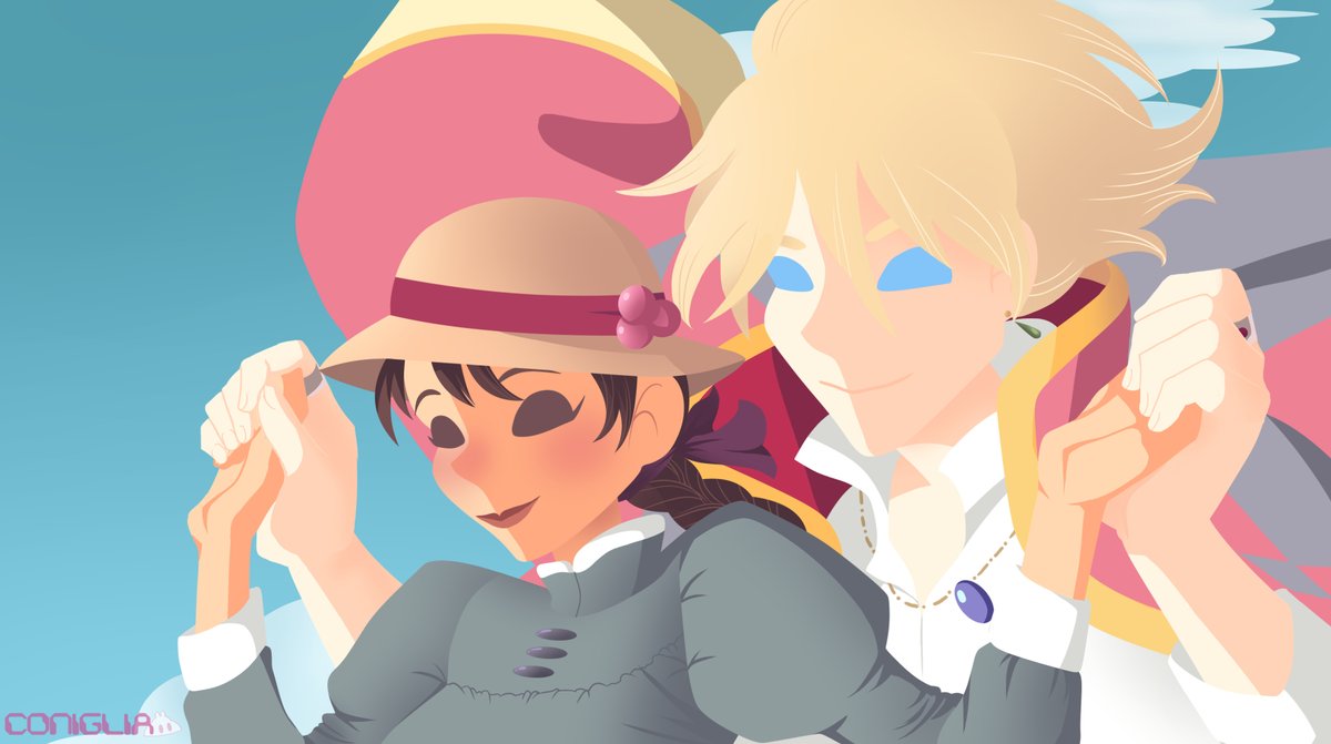 Ko3_Kousan's tweet photo. Howl's moving castle draw this in your style challenge.
#drawthisinyourstylechallenge 
#HowlsMovingCastle 
#ghibliredrawchallenge https://t.co/OVpAKxJgA8