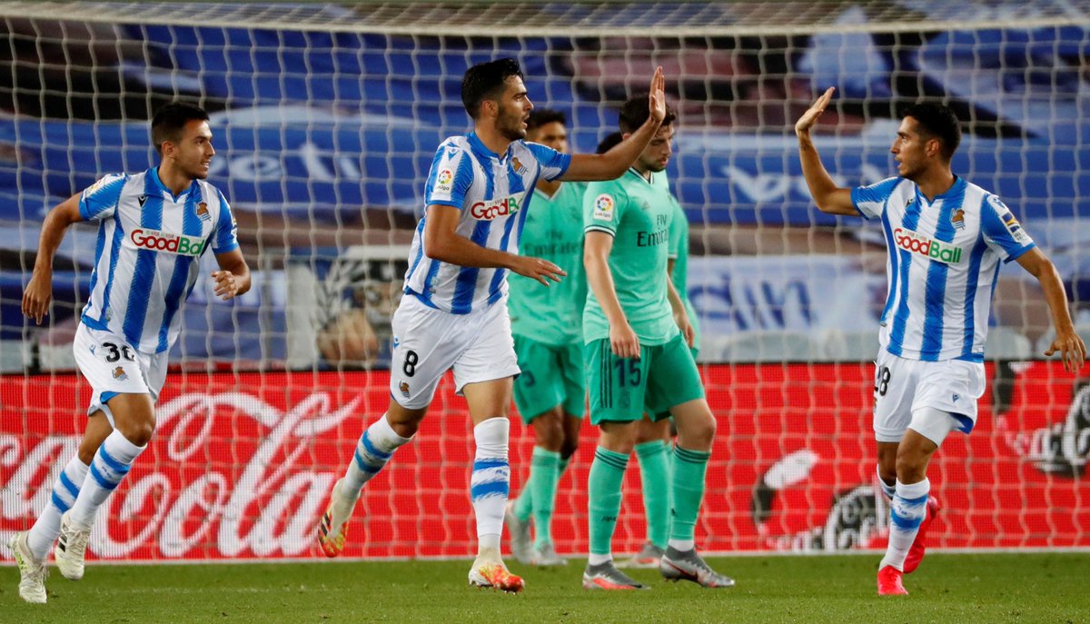🎙️ Mikel Merino, sobre el gol anulado a Januzaj
 
🗣️ "No ha dudado ni un segundo en levantar el banderín, no sé si en la otra área lo hubiese hecho también..." mundodeportivo.com/futbol/laliga/…