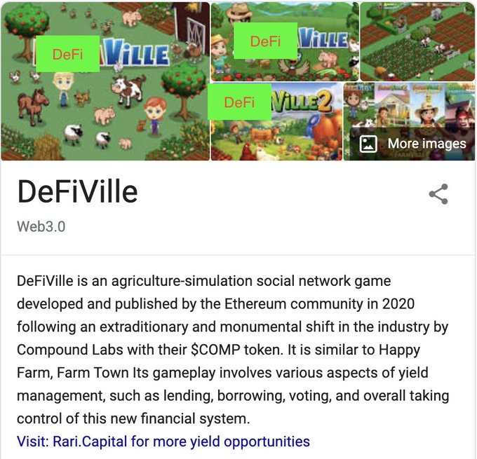 DeFiVille - The Next Big Thing? - Ethereum ...