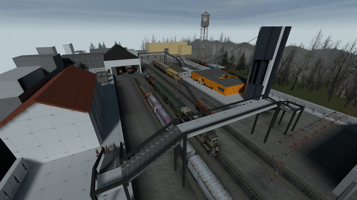 HumanHardDrive1's tweet image. Creating a train journey in HL2. This will be a 3-level map pack running on Mapbase
#leveldesign #halflife #sourceSDK