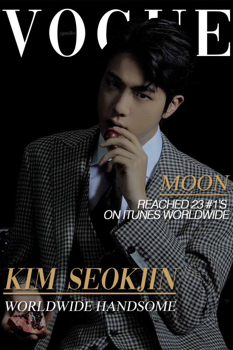 jin as a vogue cover model