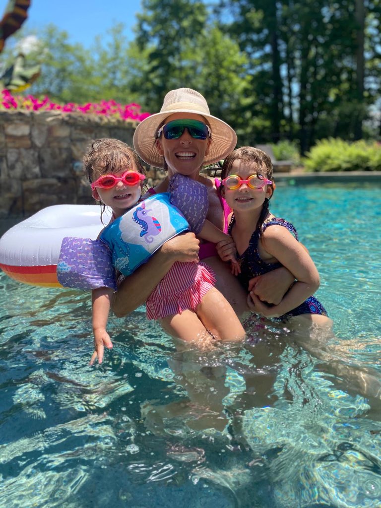 JD_Pollock's tweet photo. So fortunate we were able to spend Father’s Day back home in Georgia with my dad and brother. 

It was our final trip as a party of two for @Irene__Pollock and I. Time to dig our heels in and get ready for little Paisley! https://t.co/I0oAEb1L3C