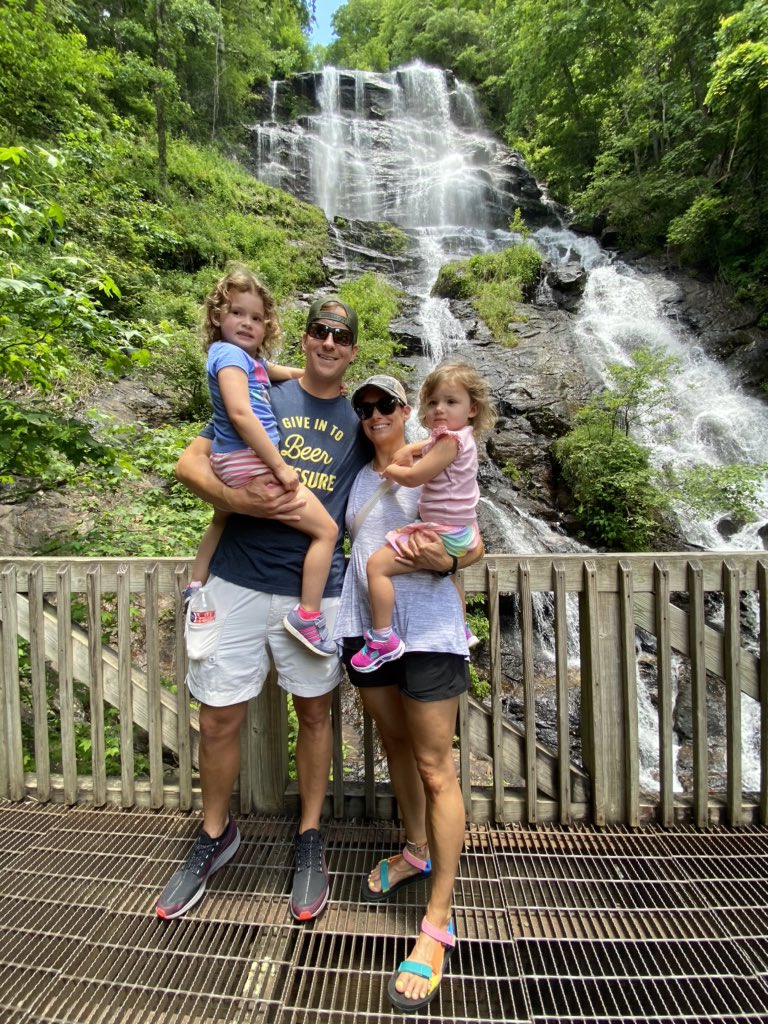 JD_Pollock's tweet photo. So fortunate we were able to spend Father’s Day back home in Georgia with my dad and brother. 

It was our final trip as a party of two for @Irene__Pollock and I. Time to dig our heels in and get ready for little Paisley! https://t.co/I0oAEb1L3C