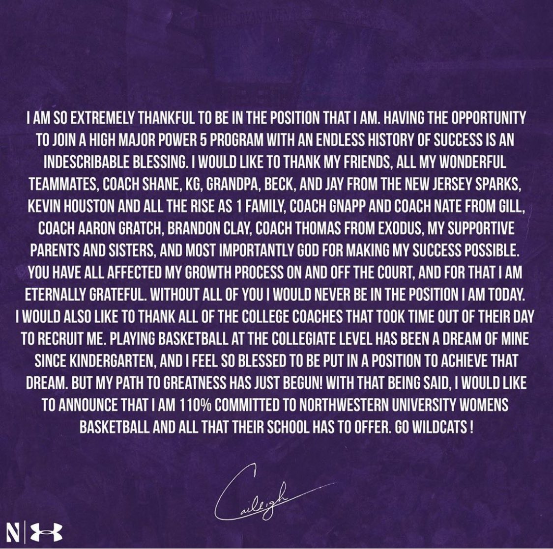 BrandonClayPSB's tweet photo. Brandon Clay Recruiting 💻 📝 x @brandonclaypsb

THIS JUST IN 🚨

‘21 Caileigh Walsh (NJ) commits to Northwestern.

She’s an Elite 60 @ProspectsNation prep. Joins #BCSSelect24 ‘21 Jillian Brown. 

RECRUITING PROFILES: https://t.co/yZxP6OqN8t

TRAINING: https://t.co/vTyxJdYHmA https://t.co/IKB4Rp9lRc