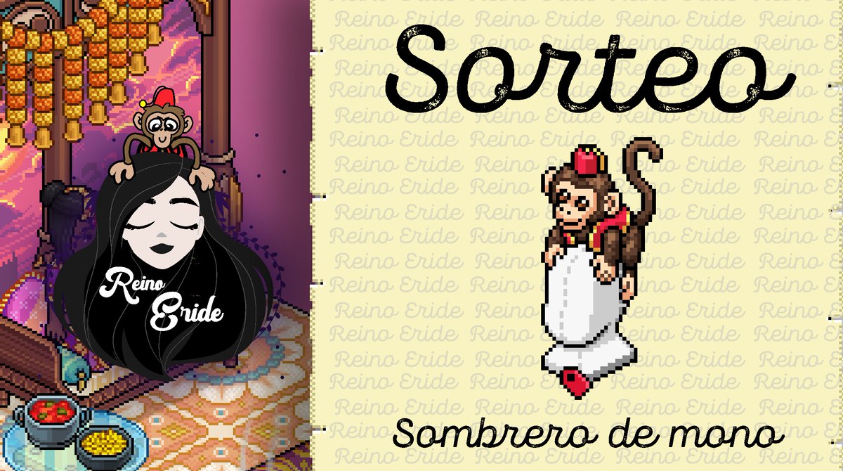 ReinoEride's tweet photo. SORTEO DE RARO: MONO CON SOMBRERO FEZ

REQUISITOS:
✅ Seguir a @ReinoEride + @rocichaparrilla 
✅ Darle RT + FAV ♥️
✅ Etiquetar a 2 amigos (5$ c/u)

‼️ El sorteo finaliza el día 28/06/2020 ‼️ https://t.co/Ew35K0HUOS