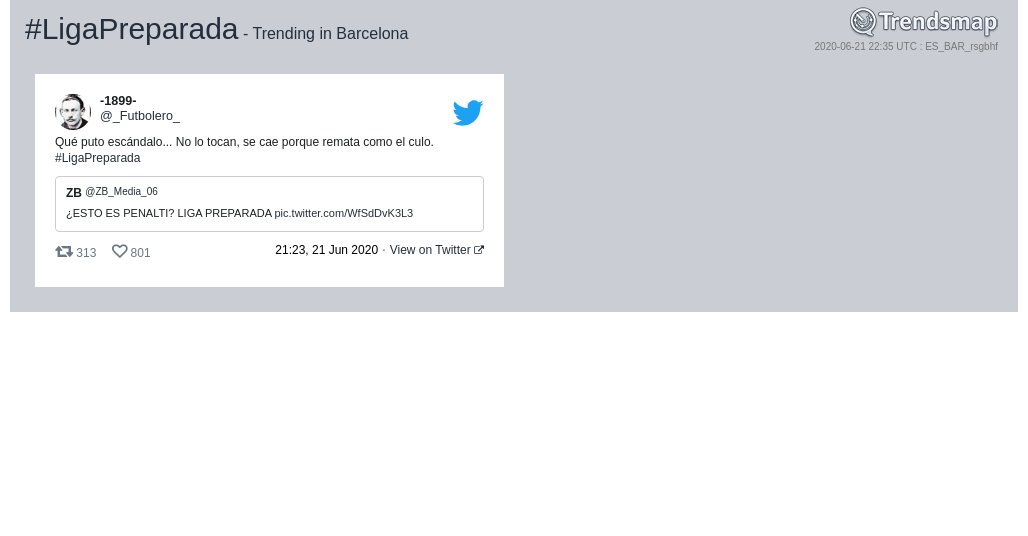 #ligapreparada es ahora una tendencia en #Barcelona

trendsmap.com/r/ES_BAR_rsgbhf