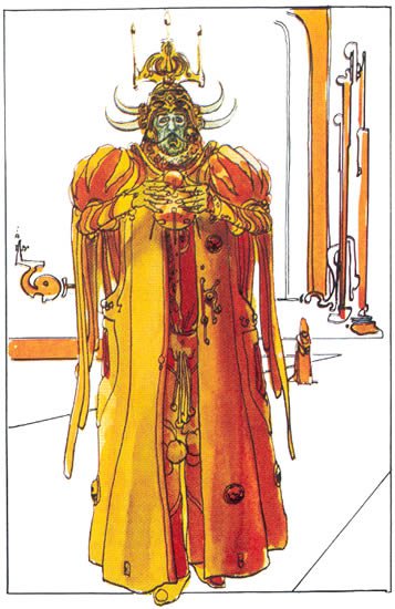 0105. Startled ambassador. On his way to give this very precious gift to the King but now you’ve surprised him and he’s gone and dropped it on the floor. Look what you’ve done. Oh, the King will be so angry!