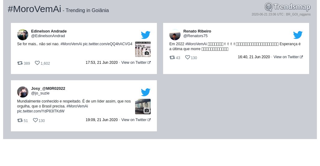 TrendsGoiania's tweet photo. #morovemai é tendência em #Goiânia

https://t.co/AOVhRaLHN8 https://t.co/vfo28ofORF