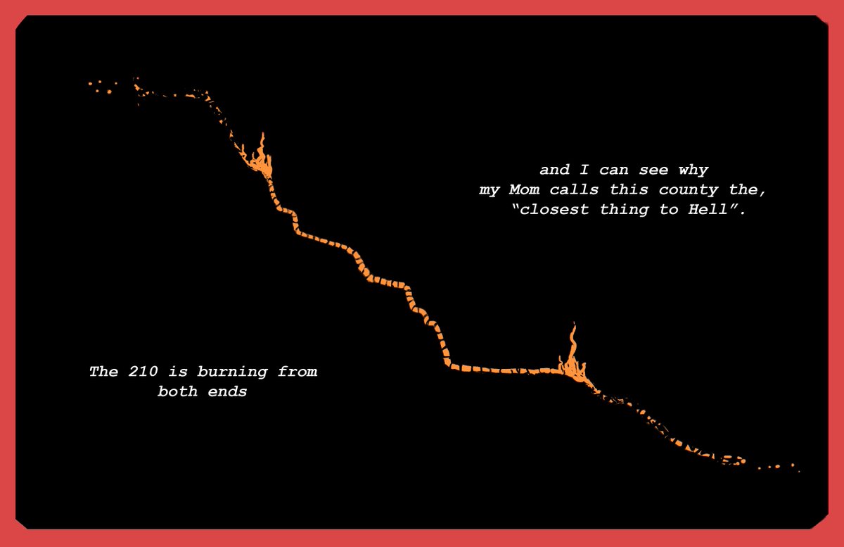 cw: gore i dug up an ooold comic i did for a class on crude oil (yes i know) from when california was on fire 