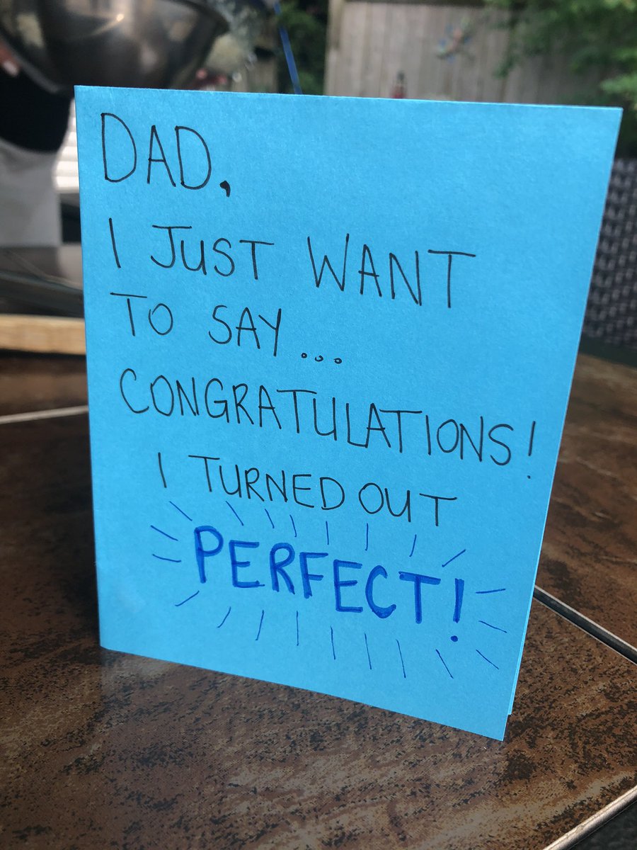Sometimes Father’s Day isn’t about me at all. Gotta love my “perfect” daughter Emily.  #fathersday <a href="/ecoxhead5/">Emily Coxhead</a>