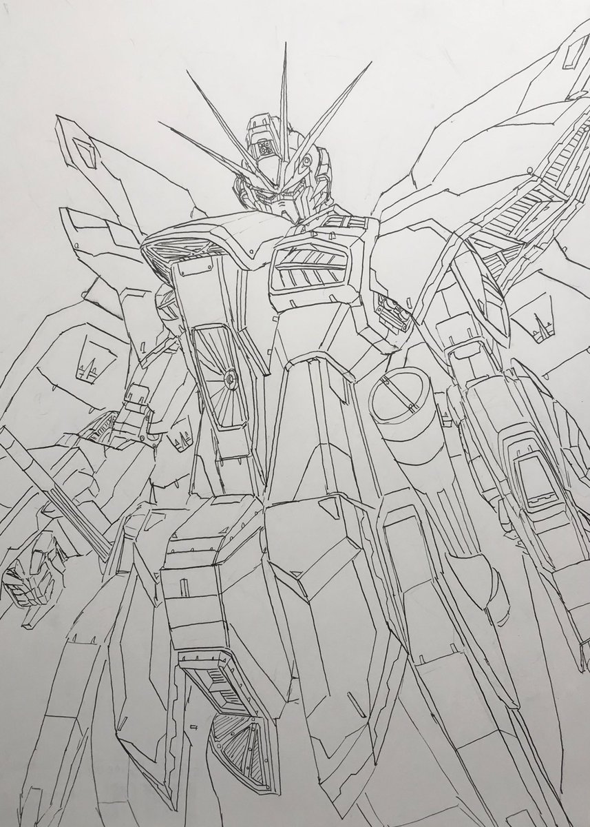 ストライクフリーダム ガンダム お絵かき イラスト Misirabiのイラスト