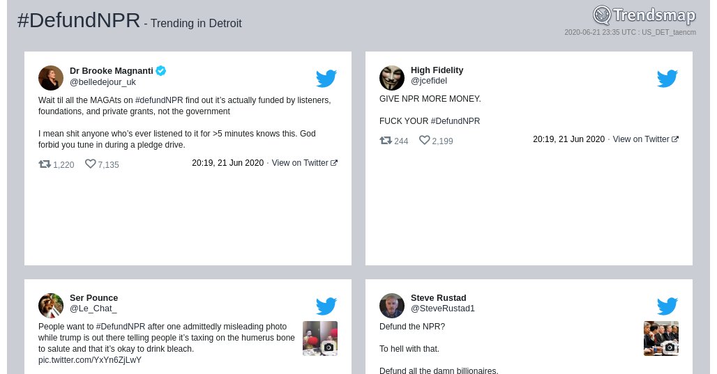 Trendsmap Detroit tweet media