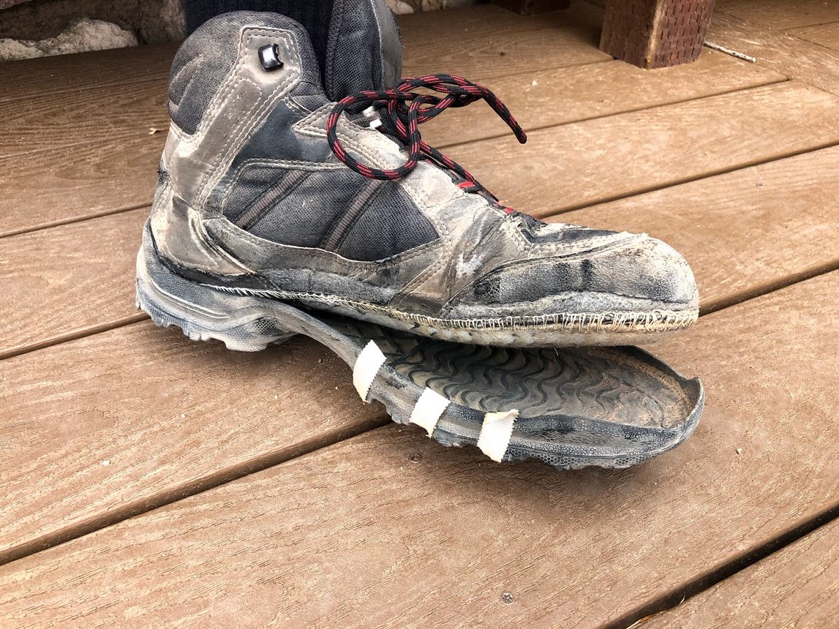 An unforgiving environment. The heat inside Grand Canyon can cause shoes to come apart, and heavy hiking boots can trap sweat and lead to painful blisters. Before setting off on a hike, understand the limitations of yourself and your gear. go.nps.gov/GC-HOT (12342) #AZWX