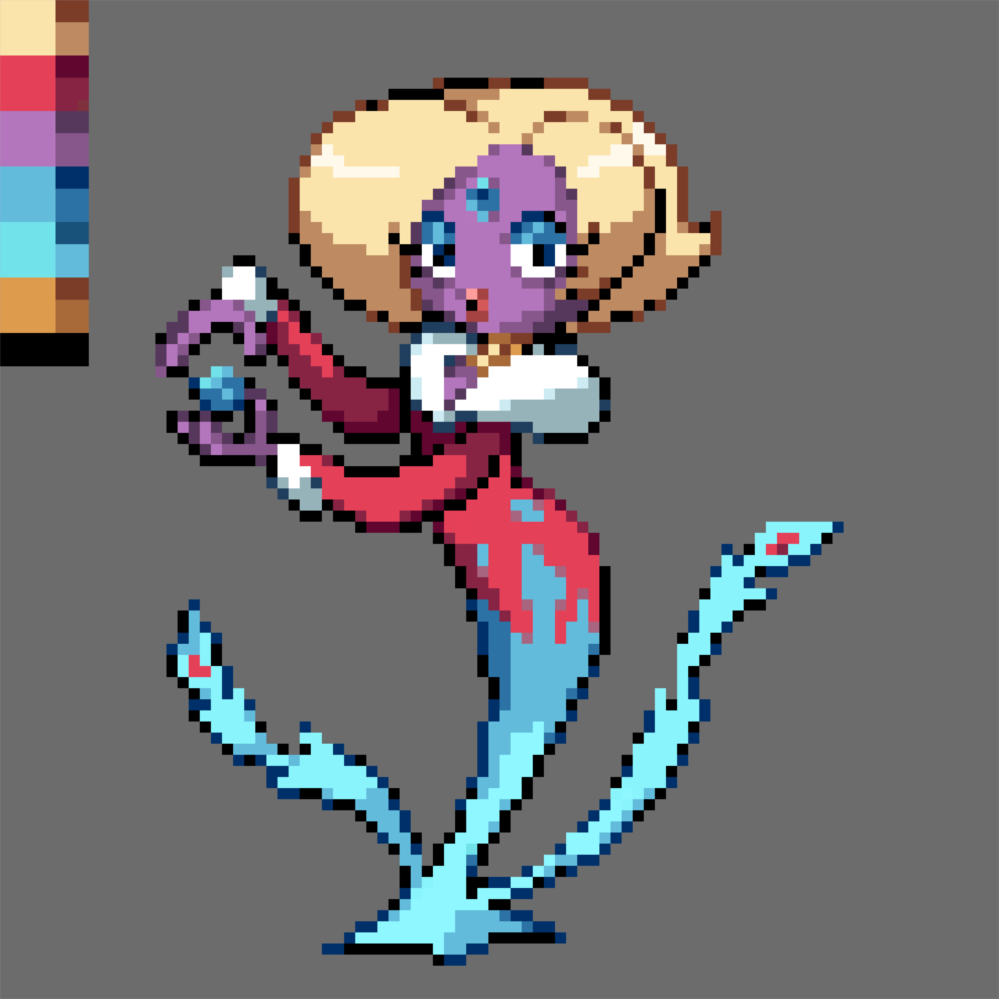 Riki on X: Wanted to design a fake Jynx evolution. I tried to replicate  the sprite style from the DS era. But I'm kinda rusty on that front.   / X