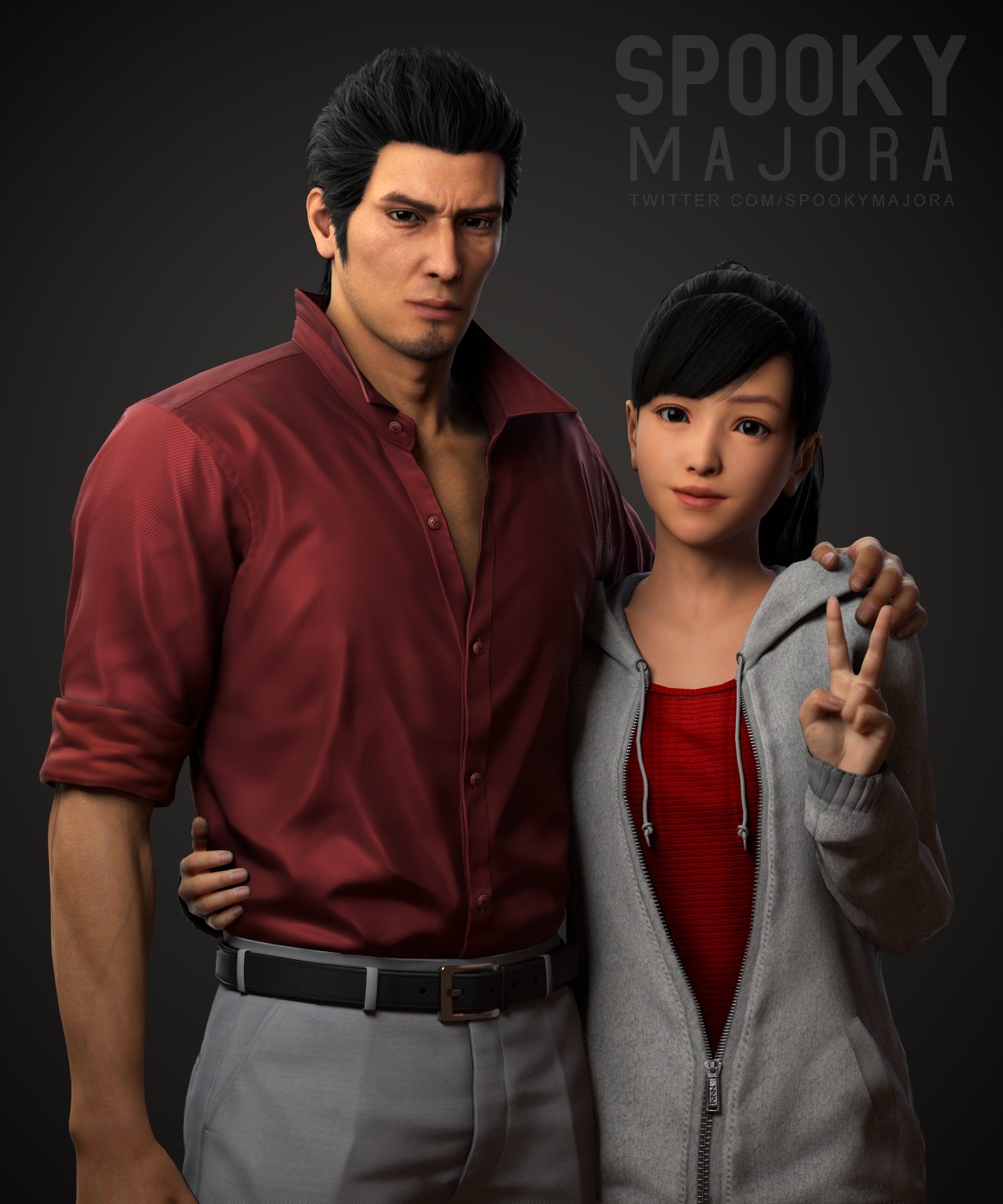 I made Kiryu and Haruka in Papa's Freezeria Deluxe. : r/yakuzagames