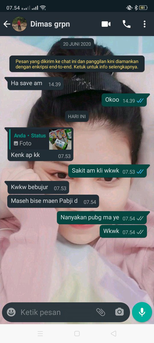 triyaaakk's tweet photo. Hah bah kwn e https://t.co/AahTgs5pQn