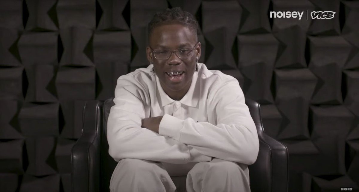 GRMDAILY's tweet photo. 🧐 Rema joins Noisey for new episode of ‘Questionnaire Of Life’  

➡️ https://t.co/Tw1ar3pZ6M https://t.co/W6SYIGHOjD