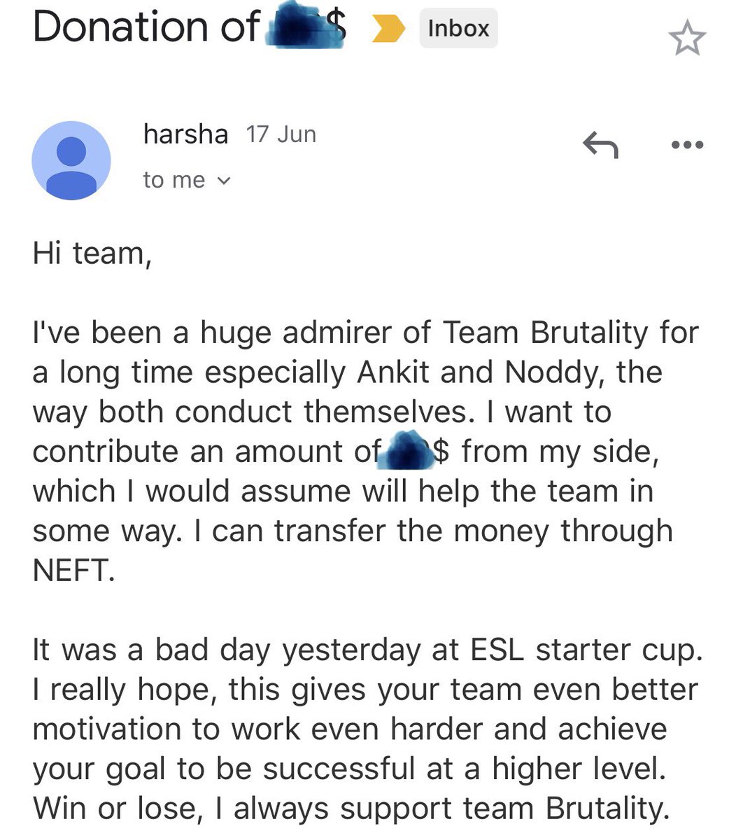 V3nombiceps's tweet photo. Some people ask me what have you earned playing a game? Well, read the post, there is something more than money that i have earned and that’s #FansLikeFamily ♥️. 
Our fans sitting thousands of miles away and thinking about us shows what type of connect we have.
#V3nom #Gamer https://t.co/Nuz8YNtFj5