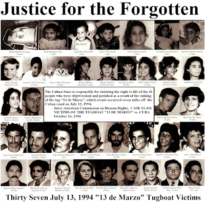but this would have necessitated putting on film the July 13, 1994 "13 de marzo" tugboat massacre when agents of the Castro regime sank a tugboat six miles off the coast of Havana and actively caused 37 men, women, and children to drown.  https://cubanexilequarter.blogspot.com/2020/06/wasp-network-film-what-was-left-out.html 15/