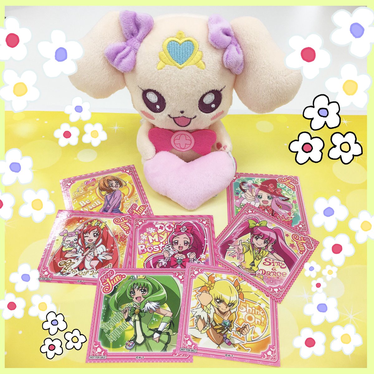 Everydayハッピーステッカー】 大好評配布中♡お渡ししている7枚はこの