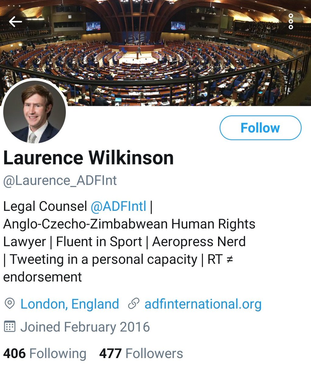 What is interesting about Laurence - given that he is defending Paul Conrathe - a go-to lawyer for those attacking abortion rights, gay rights and trans rights.He is Legal Counsel of ADF International.