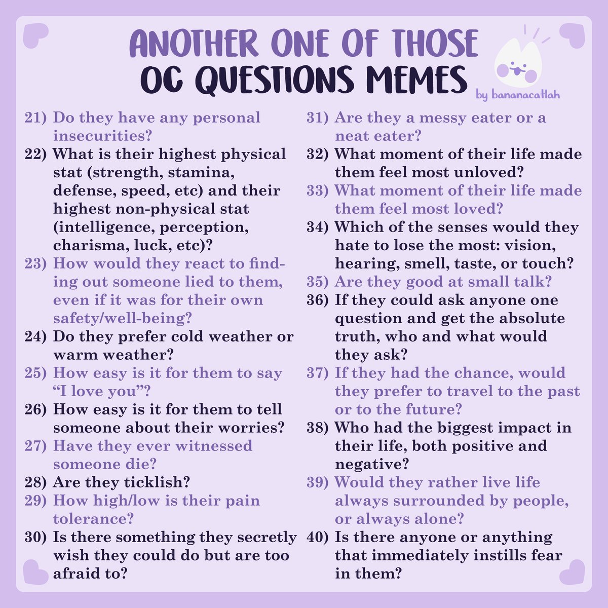 some OC fun - 1 like, 1 answer!I'm going to try do this for both Aspen (bird prince) and Tepo (jester girl)!