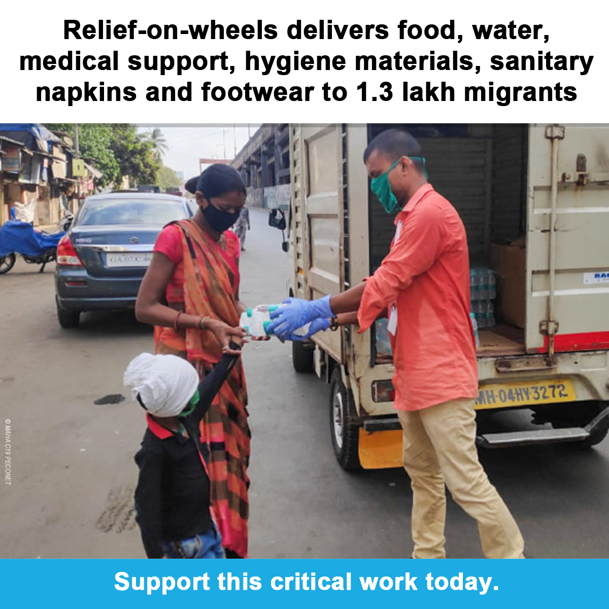 UNICEFIndia's tweet image. #UNICEF partnered with numerous organizations to support the #COVID19 relief efforts in Maharashtra.

A special truck called #JeevanRath travelled to multiple destinations across the Mumbai, reaching over 130,000 migrants with life-saving supplies.

#TogetherAgainstCOVID19