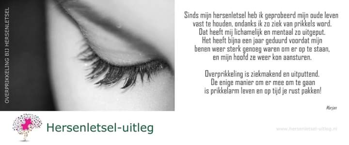 Marjan vertelt in dit laatste verhaal van 7 mensen in 7 zinnen in 7 dagen, over "de wiebelbenen" door overprikkeling. 
Haar hoofd kon de controle niet krijgen om het lopen aan te sturen.
En ze vertelt nog meer...
overprikkeling.com/dag-van-overpr…