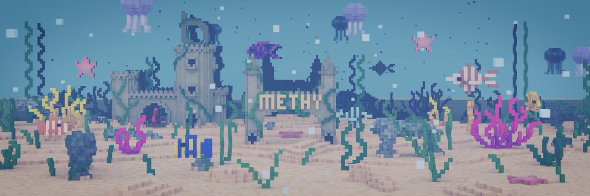 'Aquarium' themed voxel art header for <a href="/xMethy/">Alex. 🤙</a> 

litiare.com

#ObeyRC #YouShallObey #VoxelArt