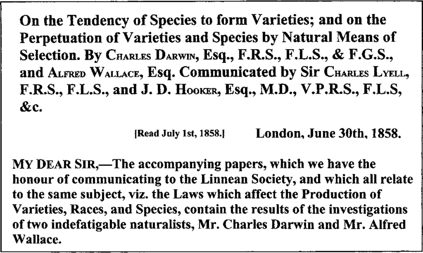 The tremendous advances in cellular and molecular biology in the more than 150 years since the publication of "On the Origin of Species" in 1859 have highlighted parallels between the development of cancer clones and the evolution of new species.../28