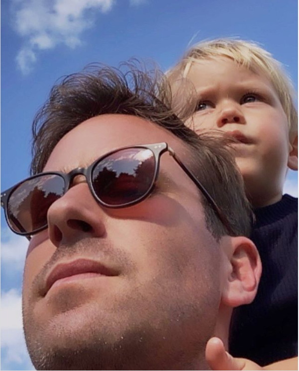 Soft Moments with Ford @armiehammer  #armie  #FathersDay  