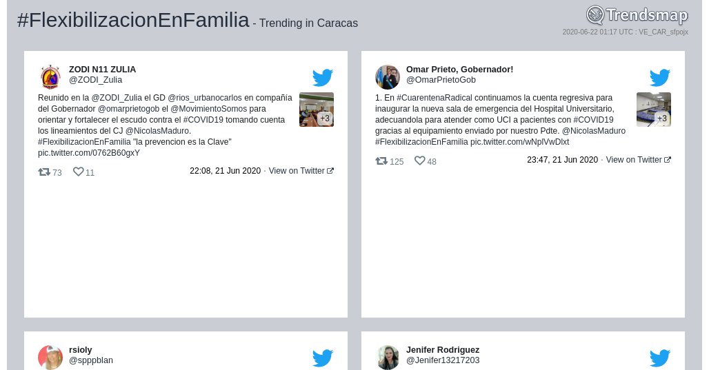 #flexibilizacionenfamilia es ahora una tendencia en #Caracas

trendsmap.com/r/VE_CAR_sfpojx