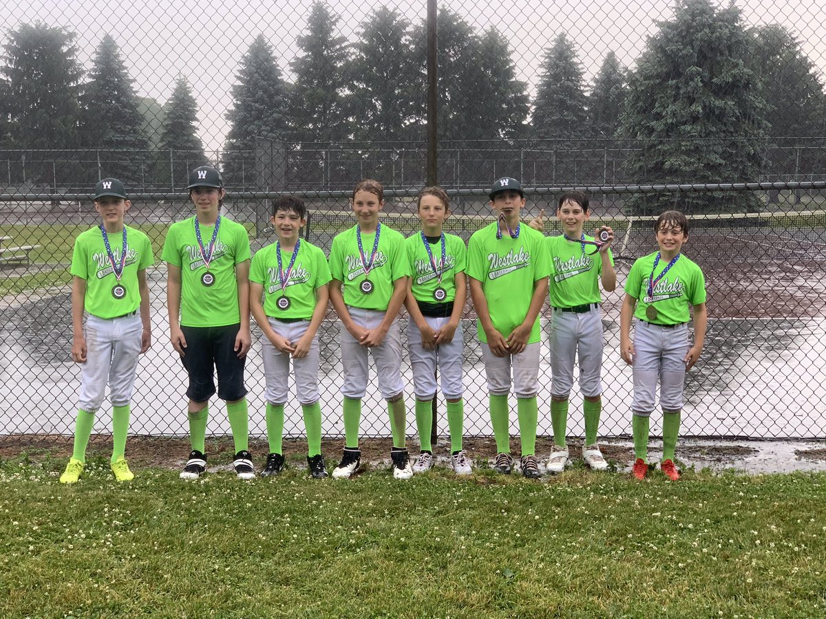 CLE_RichSports's tweet photo. We got a little wet, but the Westlake 12U boys travel team won the championship this weekend at the Touch Em All Tourney. Great job boys! βΎοΈ π π₯ πͺ #DemonsBaseball #Westlake https://t.co/cWfknOr4w5