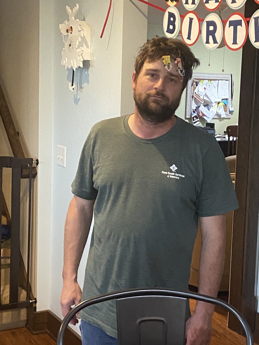 Happy Father’s Day AND Happy Anniversary <a href="/loesshillfarmer/">Rob Rains</a>! Thanks for being the other half of my crazy train! 😘