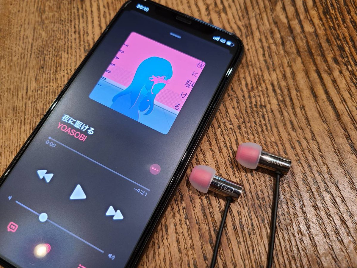 Final Store 本日の一曲 Byナタリー Yoasobi 夜に駆ける X 000 各音域のバランスが良いe3000 クリアでシャープなサウンドは女性ボーカルにぴったり 音作りが繊細でテンポが早いこの曲ですが 楽器が別々に聞こえる感じ 夜を駆ける疾走感が