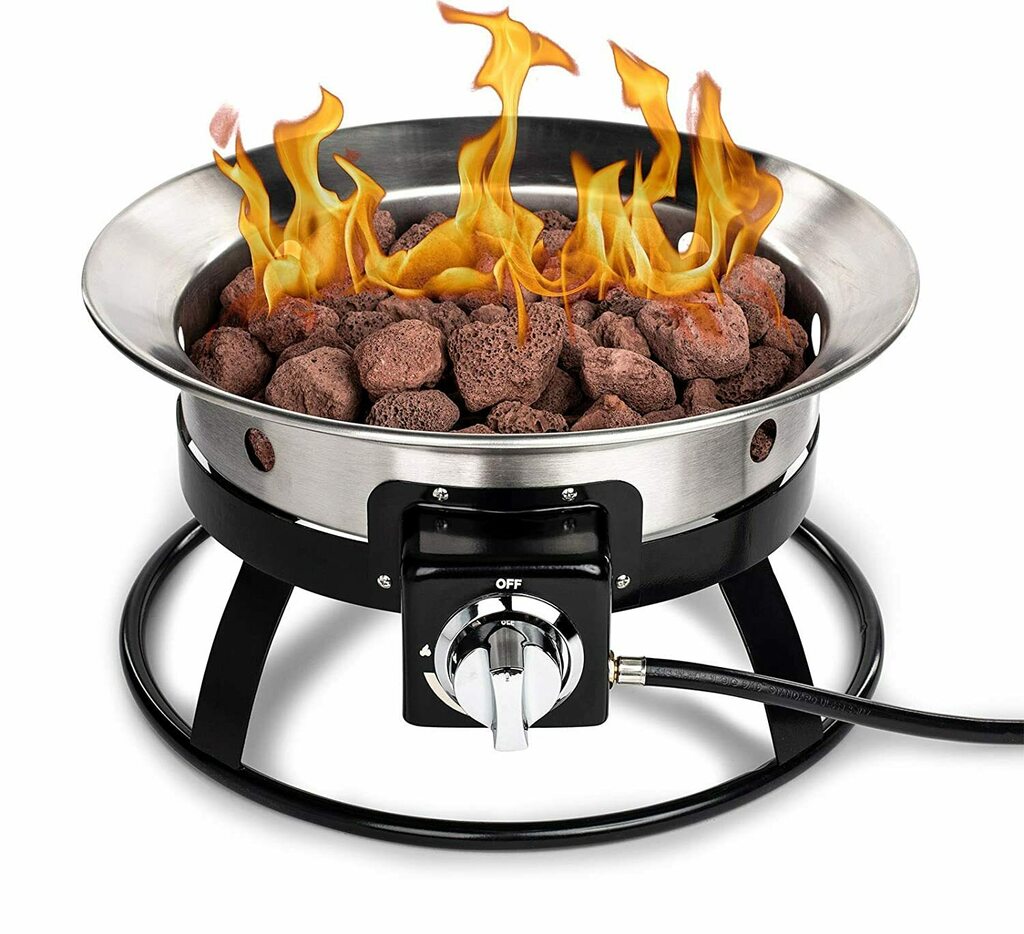 compoundmiters1's tweet photo. Stainless Steel Portable Propane Gas Fire Pit – 19 inch Stainless Steel Fire Bowl Burner Outdoor Gas Portable Fire Pit Kit with Cover Lava Rocks – Ideal for RV Camping Backyard https://t.co/P8UCCubrD2 https://t.co/NLVb3bifDc
