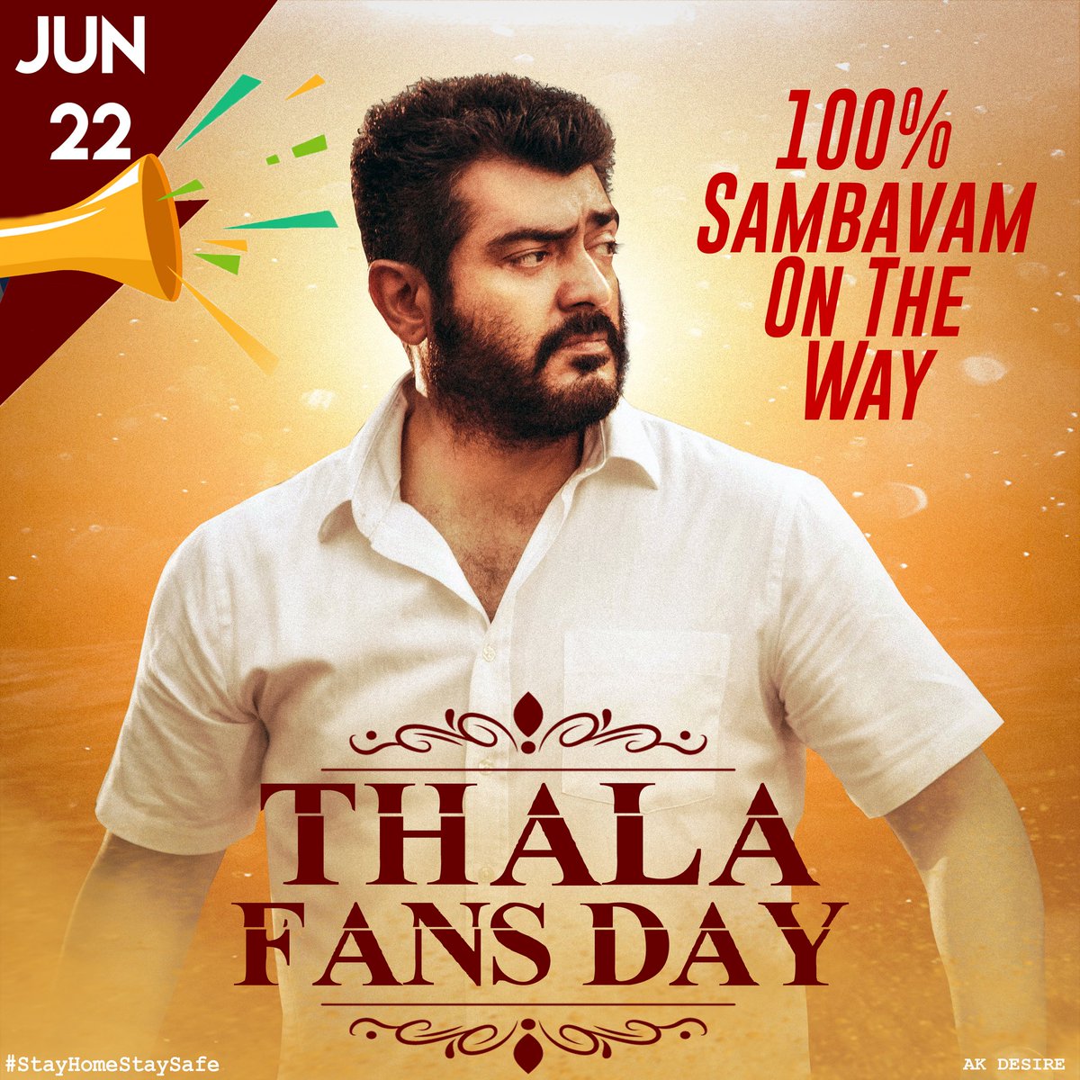 AkAparnaa's tweet photo. Be alert guys #ThalaFansDay tag celebration timing has been changed to 2day 10 AM🙏 https://t.co/ygy6R390lk