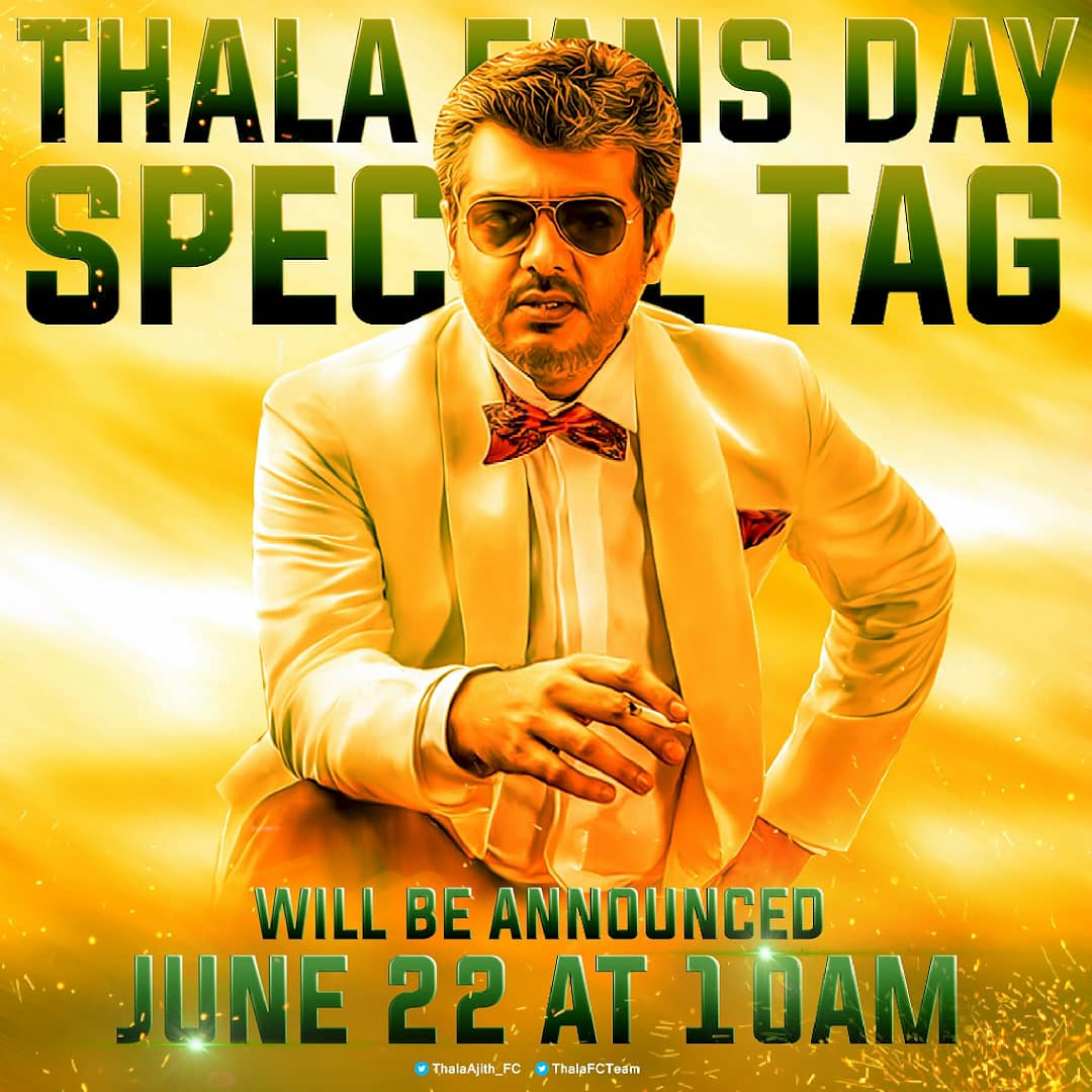 AkAparnaa's tweet photo. Be alert guys #ThalaFansDay tag celebration timing has been changed to 2day 10 AM🙏 https://t.co/ygy6R390lk