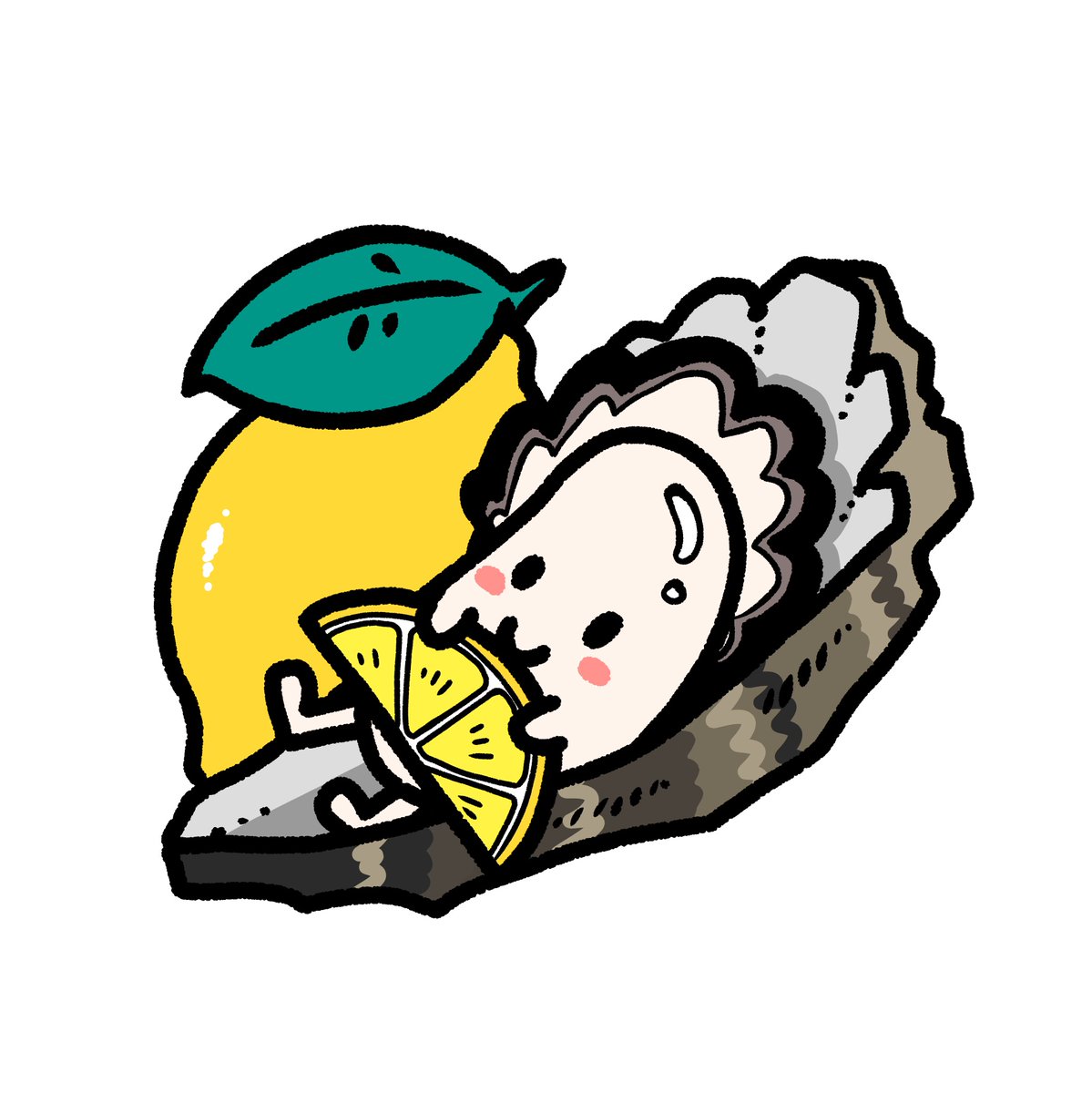 めう 新しく作ったbl垢の名前をどうしようか考えて 好物の名前にしよう と思って 牡蠣 という名前にしたら何か唐突に牡蠣の キャラクターを作りたくなったのでさっき生まれた 牡蠣ちゃんです 最近人間を描いていない気もするけどまぁいいか ペンを握る
