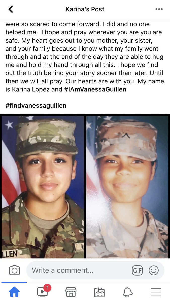 Service women continue to speak out on their own experience with sexual harassment in the US military with the tag  #iamvanessaguillen . A 20 y/o that went missing on Ft.Hood after expressing to her mom she had been sexually harassed