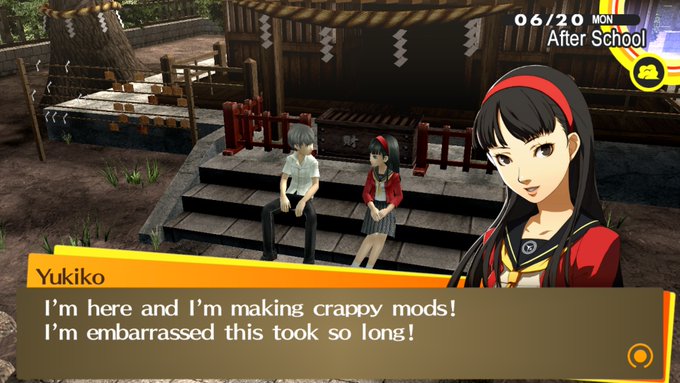 p4g modified yukiko dialogue