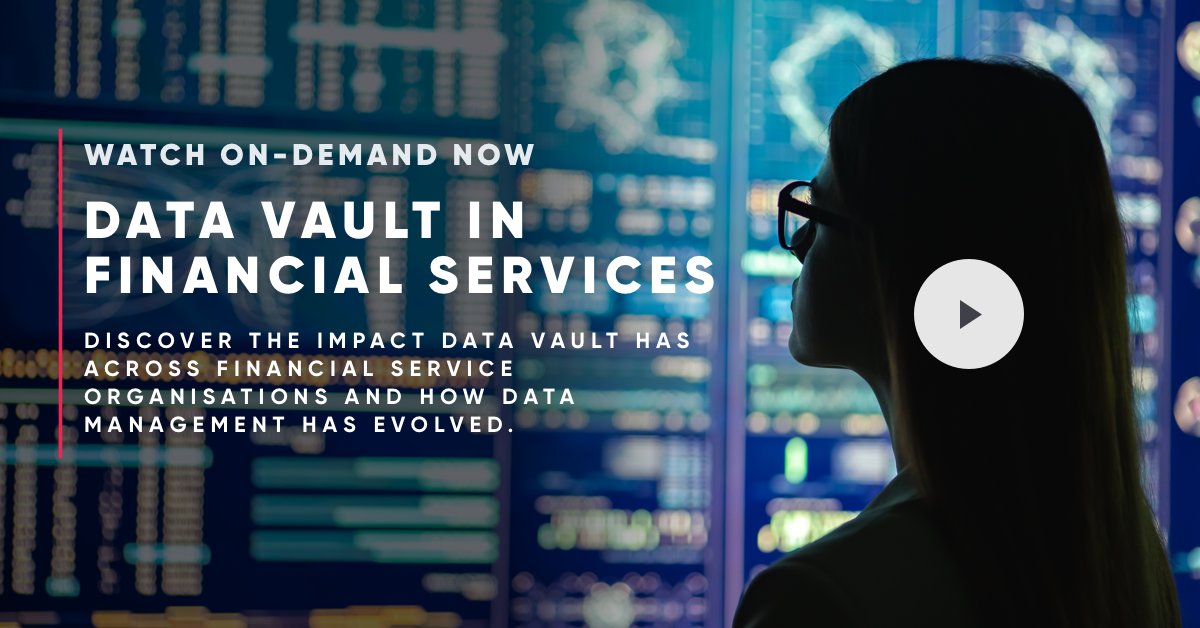 certus_insight's tweet photo. Watch this on-demand panel discussion to discover the impact Data Vault has across financial service organisations and how data management has evolved. https://t.co/9u3dXpo9in https://t.co/b3WDUKRVQ1