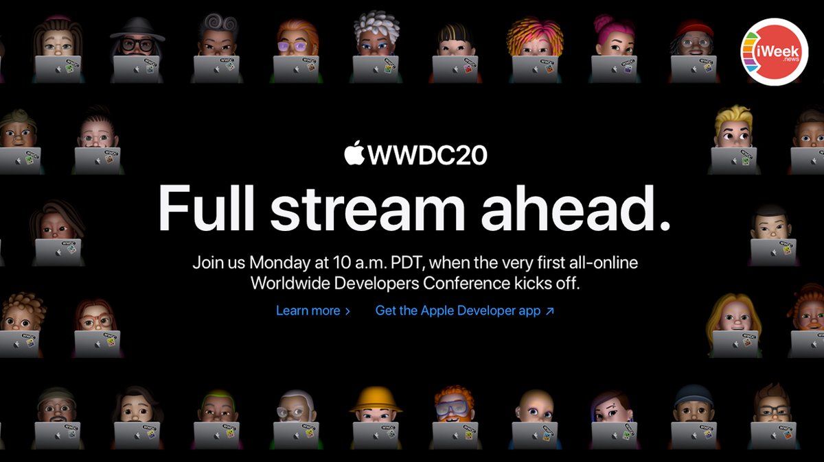 iweeknews's tweet photo. C’est le jour J ! Rendez-vous dès 18h30 pour la #keynote #apple #WWDC20, la 1ère de l’année, et le grand retour d’iWeek avec l’équipe historique ! https://t.co/9CjGjOLOGk #iweeknews https://t.co/ZkBzFl1In7