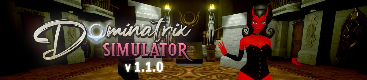 DominatrixSim's tweet photo. New Release - Updated on @SteamVR and @itchio!

Includes a new, alternate ending and re-introduced #forcedsex scene. Meow!

https://t.co/QP9IJgZg9q
https://t.co/RdNvUelKhg

#femdom #vrgame #indiegame #vrporn #domsim https://t.co/GOBDq4IB2s