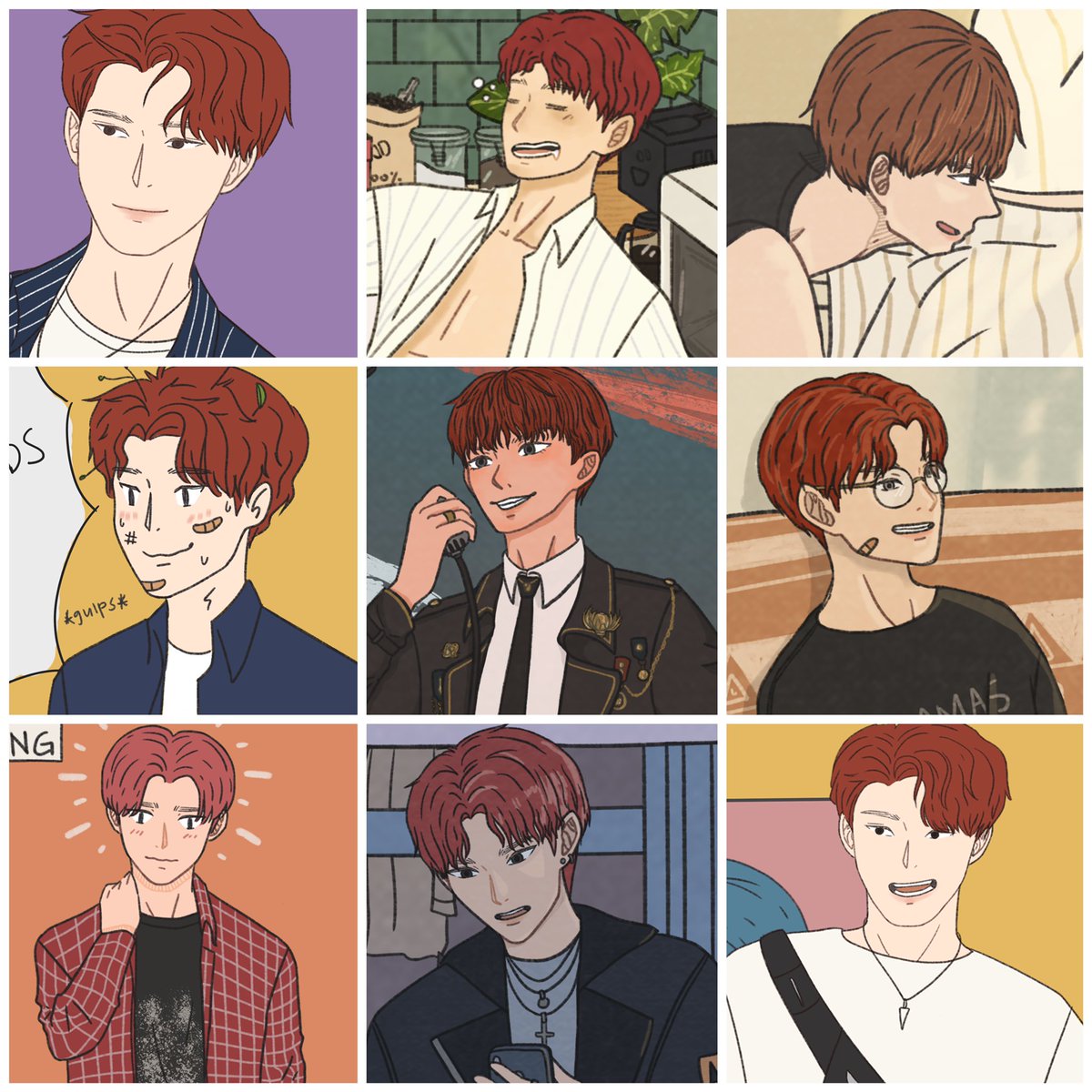 #FaceYourArt, 

but it's all red head Mingi and YunSanGi !! :D 