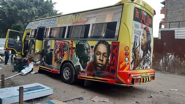 MatwanaCulture's tweet photo. Pale R.O.G Uniform inapotea mdogomdogo tu.. Young Thug Representin Outering Route 23 #FastaMan #ToxyCustoms
#Matatu #LongLiveTheMatatuCulture
#MatwanaMatatuCulture | https://t.co/1yiz4DS0Ne https://t.co/ZfobGn1BoT
