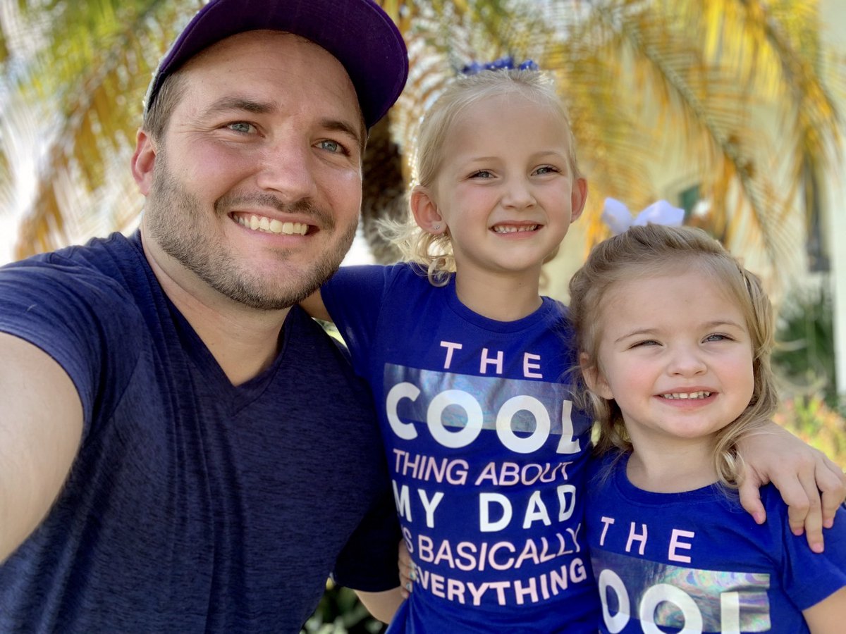 joshdaniel50's tweet photo. Being a #GirlDad is the best. There’s absolutely nothing I wouldn’t do for these two. https://t.co/R6STWdEHGY