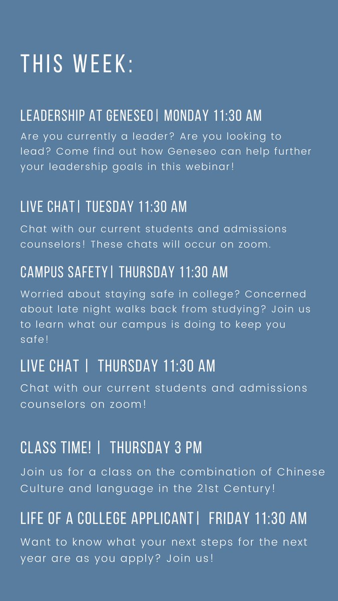 Check out this week’s events!! Peep that trial class that is 100% free!