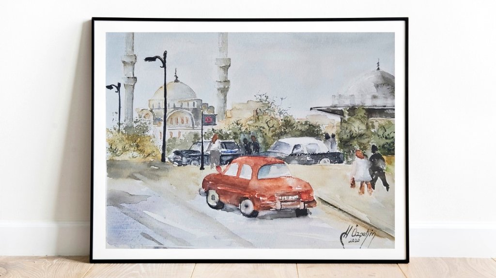 BosphorusArt's tweet photo. 30cm X 22,5cm
"The Mosque and The Car" on #etsy
Original #watercolor #painting
#art #wallart #wall #walldecor #decoration #street #streetphotography #paintings #artshare #home #homedecor #cityview #arts
#city #citylife #etsyshop #tree #redcar #mosque

https://t.co/tjyAwRaw3i https://t.co/q2uDIHrgs0